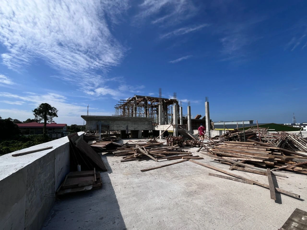 Recent monastery construction view 3